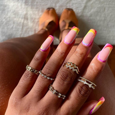 Gold Ring for Women - Stainless Steel Ring - Woman Ring - The Zigzag Ring Brother & Sisters